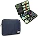 BUBM Travel Cable Organizer Vape Carrying Makeup Case Office Electronics Accessories Bag for Men and Women (Single-Blue)