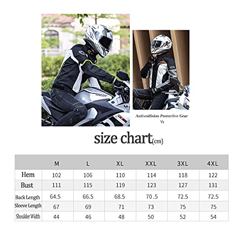 Heren textiel motorrijderjas, CE gepantserde, ademende motorjas voor alle weersomstandigheden - Afbeelding 6
