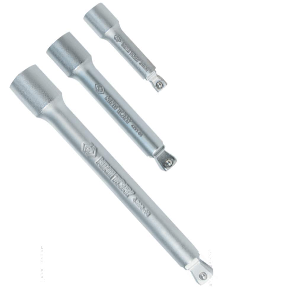 KING TONY 429302 Extension 1/2" 50mm Offset Con Sistema De Bloqueo for DIYers & Professionals, Ideal for Repair and Installation tasks, 50mm