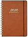 2020 Planner - Weekly, Monthly and Yearly Planner with Monthly Tabs, 6.3" x 8.4", January 2020 - December 2020, Thick Paper, Inner Pocket, Brown primary