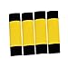 FH Group Universal Fit Modernistic and Seat Belt Pads Combo Set Steering Wheel Cover Fits Most Cars, SUVs Yellow