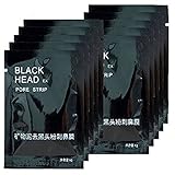 GUAngqi 10 Pcs Blackhead Removing Peel-off Mask Cleaning Facial Mask