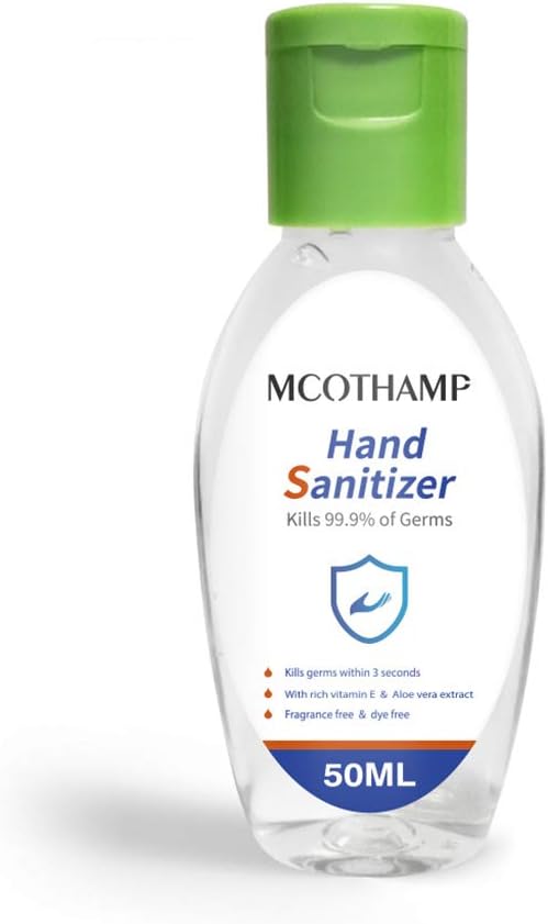 Deengun 50ml Disposable Hand Sanitizer Soap Gel Aloe No Wash Clean Hand
