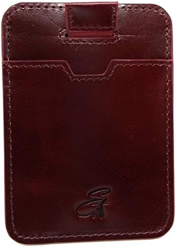 RFID Blocking Minimalist Travel Wallet: Slim Front Pocket With Smart Pull Tab