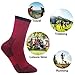 YUEDGE Wicking Cushion Performance Athletic Crew Socks Outdoors Sports Hiking Socks(5 Pairs)