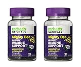 Zarbee's Mighty Bee Gummy Immunity Plus Vitamins, 21 Count 2 Pack (2pcs Set)