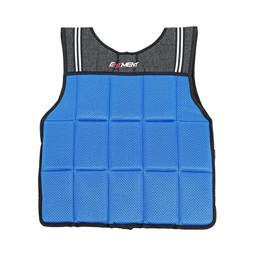 Adjustable Weighted Vest for Fitness (20 lb, Medium) by EFITMENT - A002 - Thumbnail 2