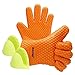 Oven Mitts, RISEPRO Heat Resistant Grilling BBQ Silicone Gloves for Kitchen, Cooking, Baking, Smoking, Boiling & Potholder