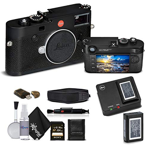 Leica M10 Digital Rangefinder Camera (Black) with Sony 64GB Memory Card