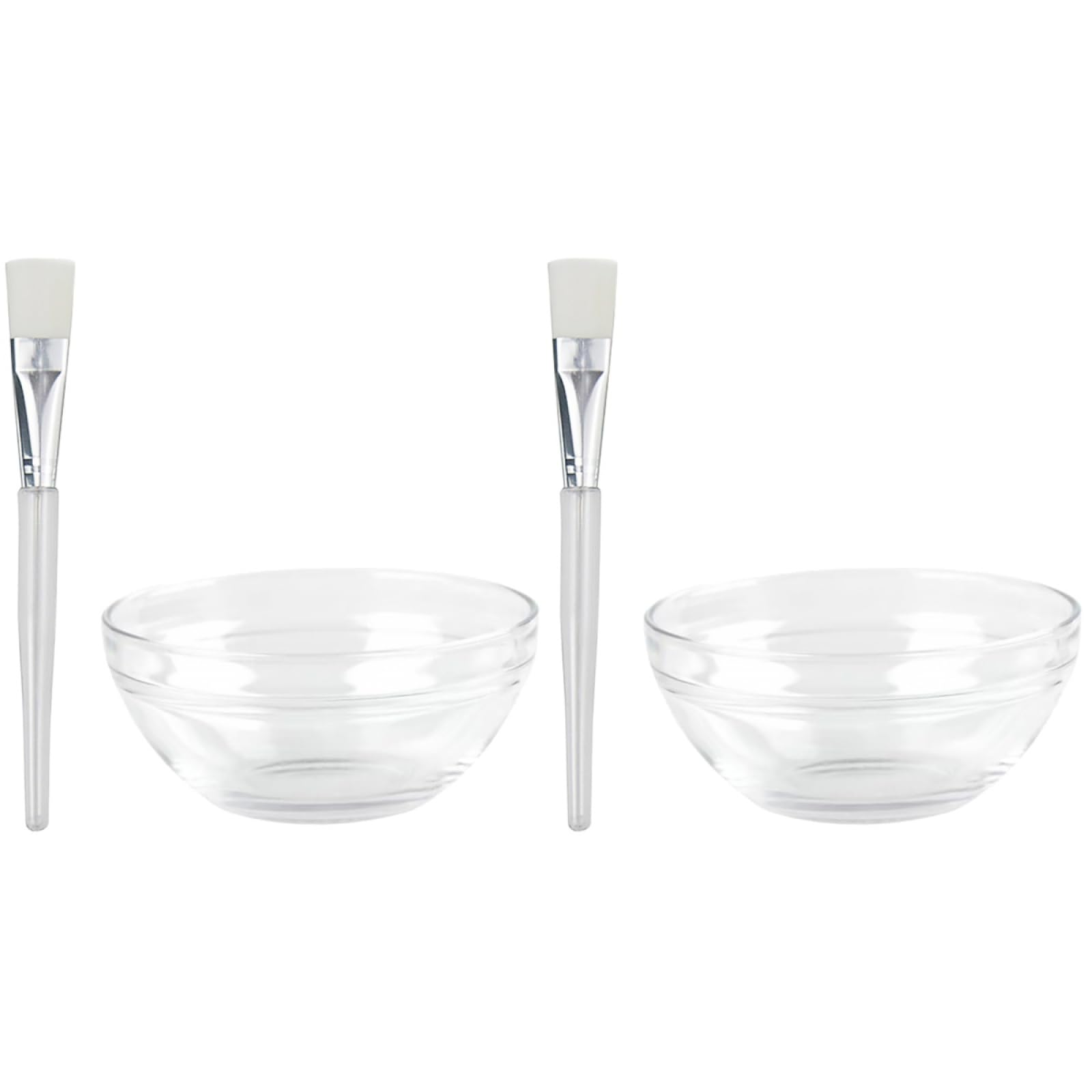 minkissy Facial Mask Mixing Bowl Set with Brush and Spatula for Diy Skincare Treatments Multipack Beauty Tools for Clay and Mud Masks