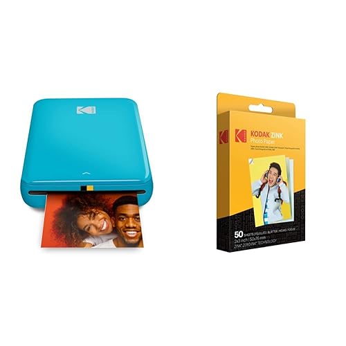 KODAK Step Instant Color Photo Printer with Bluetooth/NFC, Zink
