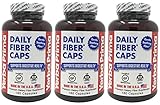 Daily Fiber Caps By Yerba Prima - 180 Cap, 3 Pack