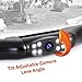 Pyle Compact Vehicle Backup Camera - Slim Bar Cam Size Tilt Adjustable Lens Angle w/Night Vision Illumination and IP-67 Waterproof for Front or Mounted Above The Rear License Plate - PLCM2710