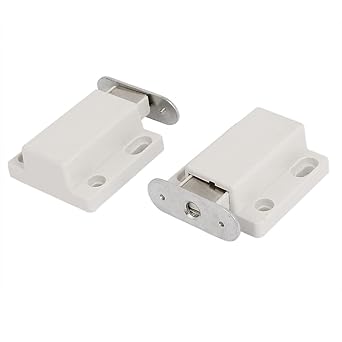 Schrank Schrank Schranktür Magnetverschluss Verschluss Stopper Weiß 2