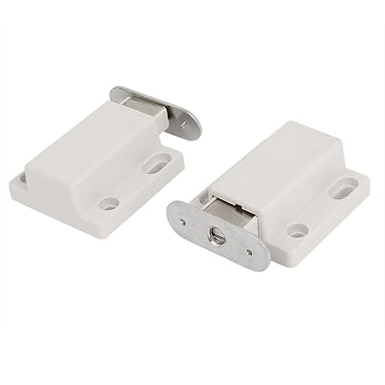 Schrank Schrank Schranktür Magnetverschluss Verschluss Stopper Weiß 2
