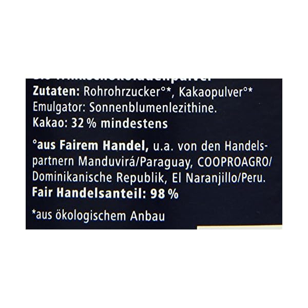 GEPA Feine Bio Trinkschokolade, 2er Pack (2 x 250 g Packung) - Bio – Bild 7