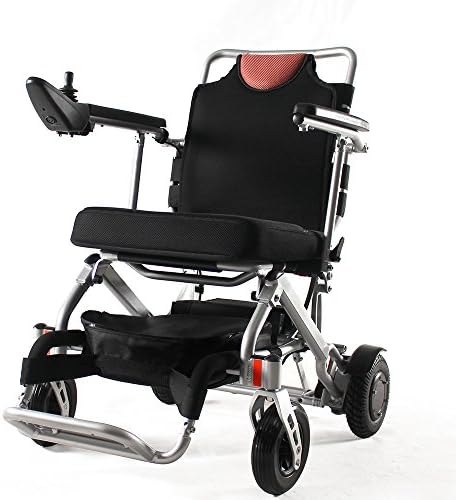 Folding Ultra Lightweight Electric Power Wheelchair, Silla de Ruedas Electrica, Airline Friendly and Air Travel Allowed, Heavy Duty, Mobility Motorized, Portable Powe