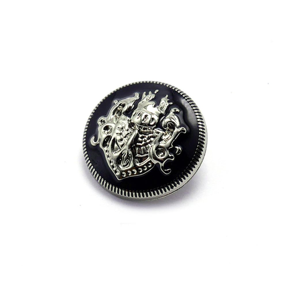 Photo 1 of 5pcs Metal Buttons for Clothing Crafts - Premium Sewing Accessories Buttons for Garments and Coats