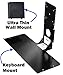 SDS Premium iMount 2.0 Aluminum Mini Keyboard Mounting Shelf, Black, Light Weight, Mounts Using VESA Pattern On Monitors, Ultra Thin Wall Mount Provided Manufactured in Michigan