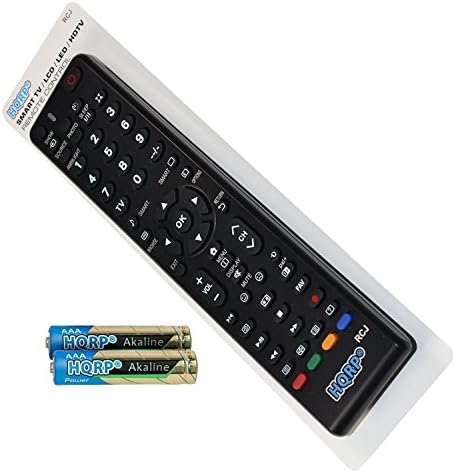 HQRP Remote Control for Philips 23PF5320 23PF8946 23PF8946A 23PF9966 23PF9976I 23PFL4509 LCD LED HD TV Smart 1080p 3D Ultra 4K + HQRP Coaster
