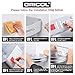 Gricol Bathroom Shower Shelf Wall Shower Caddy Space Aluminum Self Adhesive No Damage Wall Mount, 2 Pack