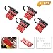 BUNKER INDUST 50A 6-10 Gauge Battery Quick Connect Disconnect Wire Harness Plug Kit 4 Pcs Battery Cable Quick Connect Disconnect Plug for Winch Auto Car Trailer Driver Electrical Devices,Red