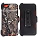 Apple iPhone 6S Case,Heavy Duty Defender Impact Rugged with Built-in Screen Protector Case Cover for iPhone 6S (Orange-Tree-Camo)