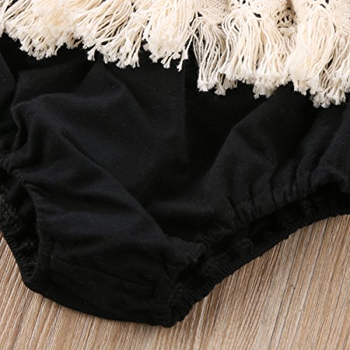 image for Biayxms Infant Toddler Baby Girl Beach Babe Top and Tassel Shorts Pant