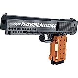 PHYNEDI 555Pcs 1:1 Simulation Mechanical Military Shooting Toy Blaster Bricks Model Set, Small Particle Assembly Educational