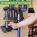 SILIWARE Bracket time, Vacuum Accessory Holder, Organizer for Dyson V8 V7, Docking Station/Wall Mount, Store 8 Tools, Comes with a Handy Brush to Clean Attachment, Grey