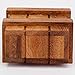 Bits and Pieces-Wooden Magic Money Holder Gift Box Brainteaser-Brainteaser, Fun Money Puzzle Box - Money Holder Box Measures 1-7/8