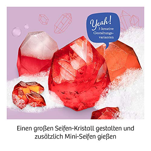 KOSMOS 657925 Kristall-Seife, Schöne Seifen selbst gießen und gestalten, DIY Seifen selbst herstellen, Experimentier-Set… – Bild 5