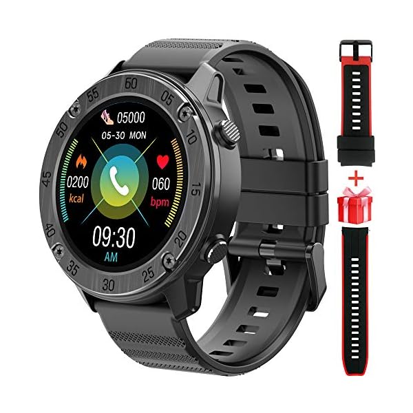 Blackview Smart Watch, X5 Fitness Tracker Heart Rate Monitor Watch, IP68 Waterproof Sport Smart Watch for Men Women, 1.3…