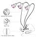Grow Light, 15 W Triple Heads LED Grow Lamp UV Plant Light, Full Spectrum 360 Swivel Gooseneck Individual Switch Control, for Seed Starting, Flower Blooming, Fruiting (Non-Dimmable)