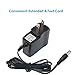 AC Power Adapter for Upper Arm Blood Pressure Monitor, UL Listed (6V 1A Adapter)