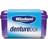 Wisdom Denture Box Storage Container Assorted Colours 94mm x 58mm view 3