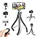 Phone Tripod,Portable Cell Phone Tripod Stand with Wireless Remote and Flexible Tripod Stand for Selfies/Vlogging/Photography,Compatible with iPhone/Android Phone,Sports Camera GoPro