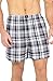 Men's Plaid Boxer Shorts - Underwear Bamboo Viscose Boxers by Texere (Dionysus, Black/Gray, Large) Best Under Wear For him MB6105-1KG-L