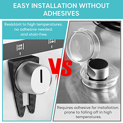 Gas Stove Knob Covers for Child Safety BabyProof Locks for Your Gas