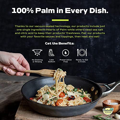 Natural Heaven Pasta, Hearts of Palm Pasta Noodles, Gluten Free, Vegan