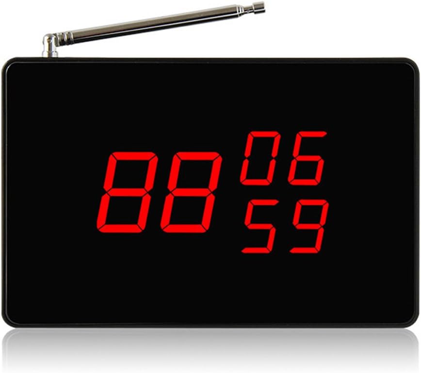SINGCALL Wireless Restaurant Service Call System, Wireless Pager System 1 Screen Display and 5 Call Buttons for Restaurant/Bar/Hospital - Image 3