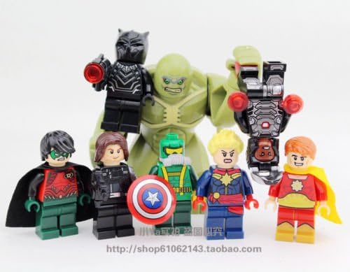 new 8pcs Minifigures Abomination Black Panther Building Blocks Toy