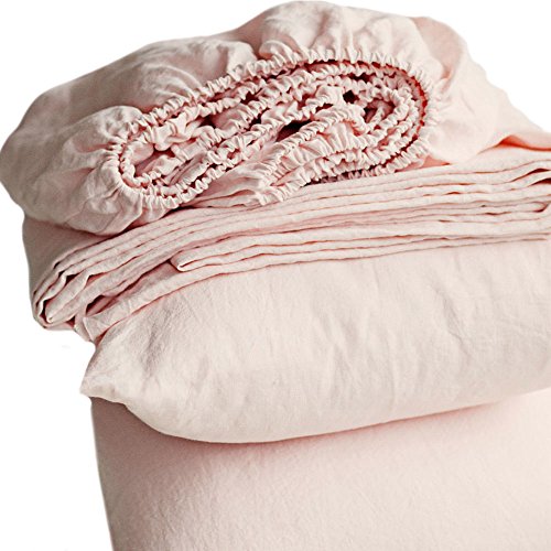 Merryfeel Luxurious 100% Pure French Linen Sheet Set - Queen
