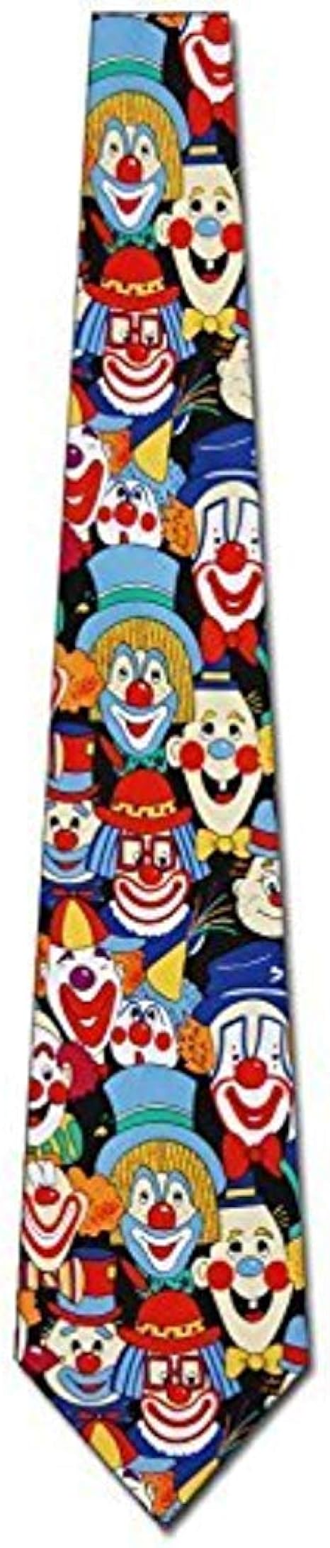 Big Clowns tie Mens Necktie by Three Rooker Neck Tie Neckwear: Amazon