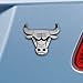 FANMATS 14848 Chicago Bulls 3D Chrome Metal Auto Emblem