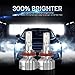 INFITARY H8 H9 H11 LED Headlight Bulb Newest Version 9000 Lumens 72W 6500K Super Bright Xenon White LED Plug and Play Conversion Kit- 2 Year Guarantee