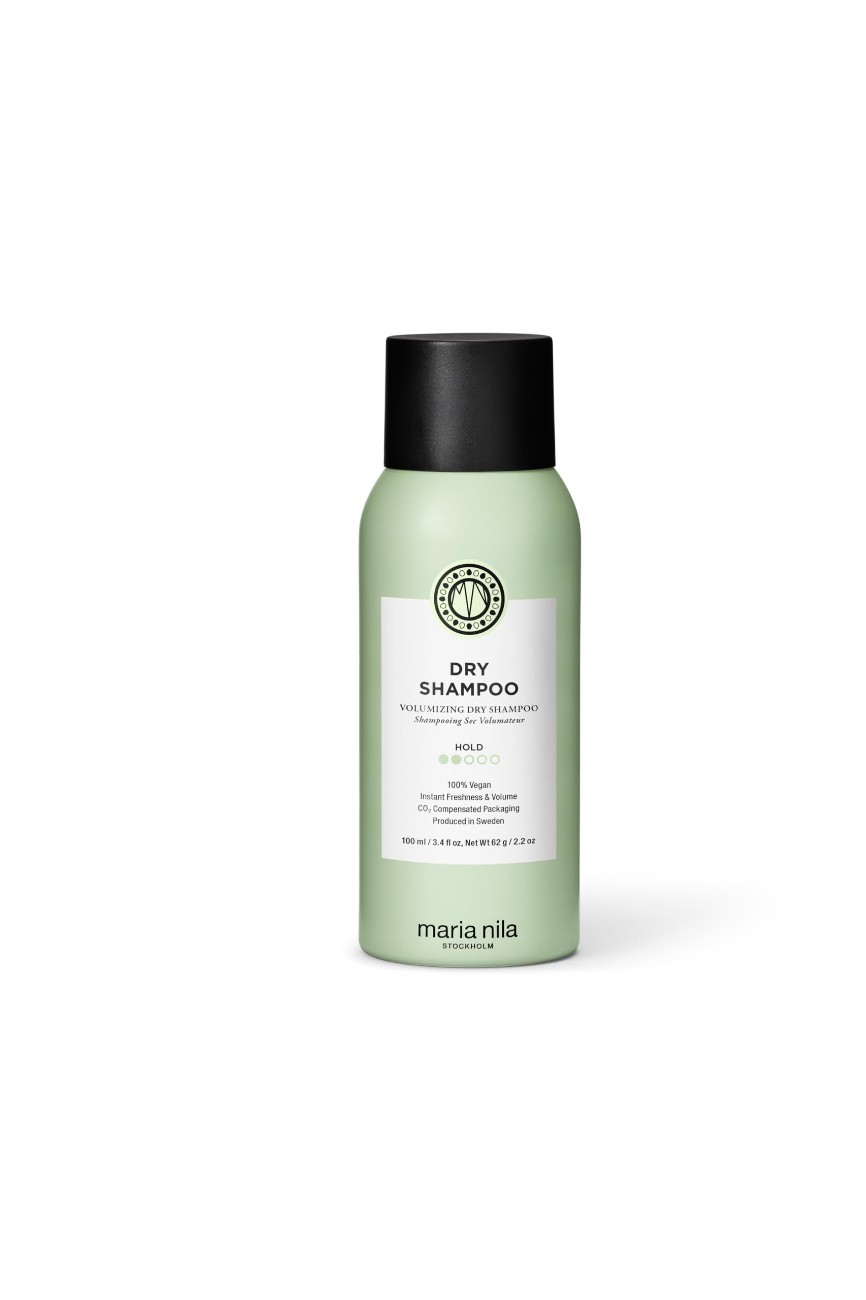 Maria Nila Dry Shampoo, Freshens up Greasy Hair, Adds Volume to Fine Hair, 100% Vegan & Sulfate/Paraben free, 100 ml