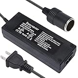 Suacopzar 12V 10A Car Power Adapter Female Auto
