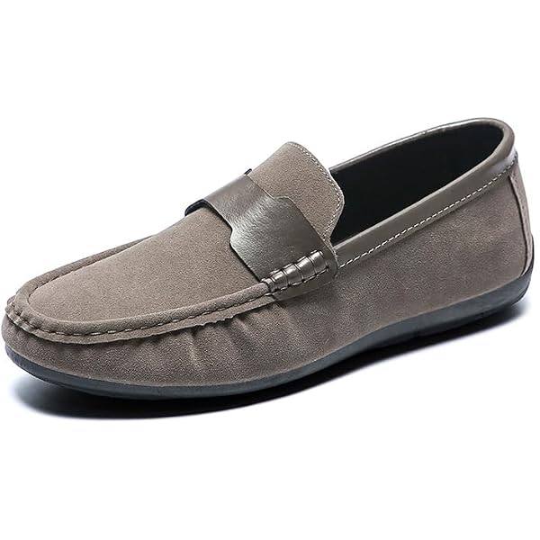 New! Vance Holden Mens 13 Casual Slip On Gray Faux Leather Loafers Metal Bit Vance Mens Holden Slip-on Bit Driving Loafer, Grey 13 : Target main image 3