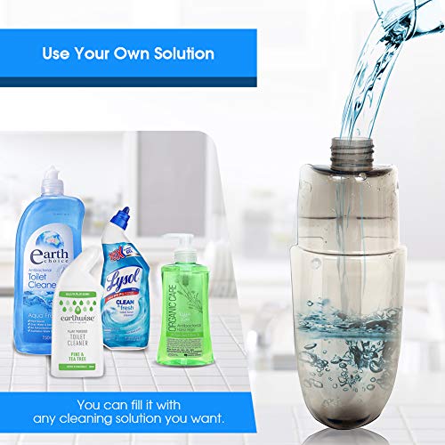3 in 1 Spray Mop for Floor Cleaning Kit with Sweeper, 360° Swiveling Head Hardwood Floor Dust Mop Spray Treatment with 3pcs Microfiber Pads 400ml Bottle, Stone Tile & Laminate Premium Microfiber Mop - Thumbnail 4